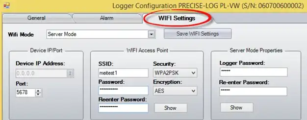 Tutorial of PRECISE-LOG WiFi Datalogger